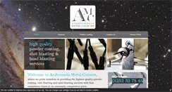 Desktop Screenshot of andromedametalcolours.com